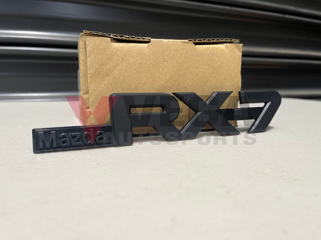 Rear Emblem ’Mazda Rx-7’ To Suit Mazda Rx7 Fc 1986-1992 Fb02-51-720 Emblems Badges And Decals