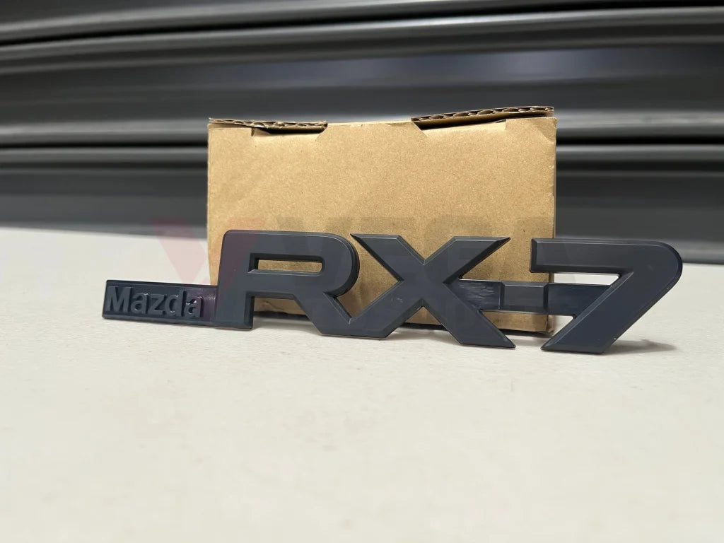 Rear Emblem ’Mazda Rx-7’ To Suit Mazda Rx7 Fc 1986-1992 Fb02-51-720 Emblems Badges And Decals