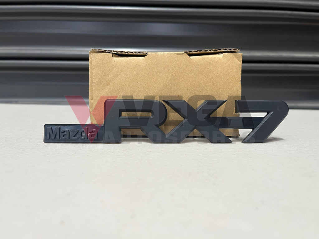 Rear Emblem ’Mazda Rx-7’ To Suit Mazda Rx7 Fc 1986-1992 Fb02-51-720 Emblems Badges And Decals