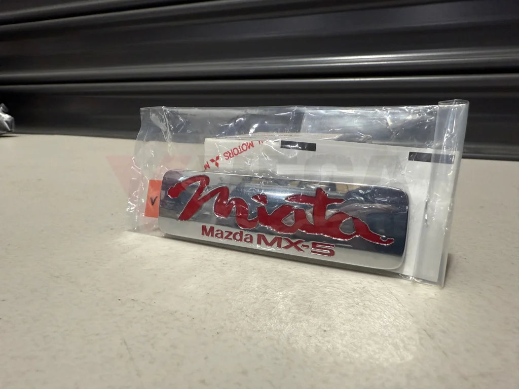 Rear Emblem ’Miata Mazda MX-5’ to suit Mazda MX-5 1990-1997 NA01-51-721A Emblems Badges and Decals