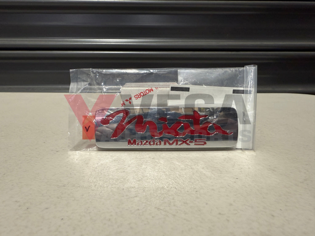 Rear Emblem ’Miata Mazda MX-5’ to suit Mazda MX-5 1990-1997 NA01-51-721A Emblems Badges and Decals