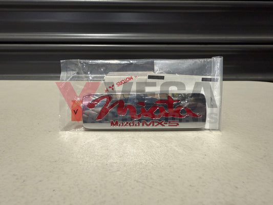 Rear Emblem ’Miata Mazda MX-5’ to suit Mazda MX-5 1990-1997 NA01-51-721A Emblems Badges and Decals