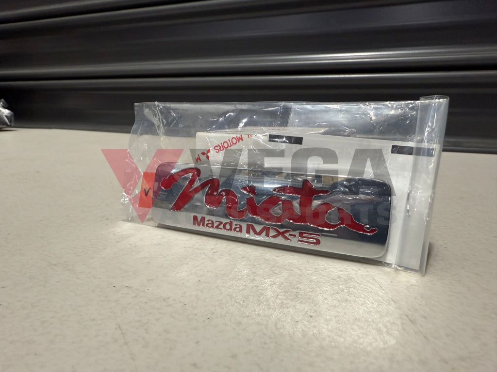 Rear Emblem ’Miata Mazda MX-5’ to suit Mazda MX-5 1990-1997 NA01-51-721A Emblems Badges and Decals