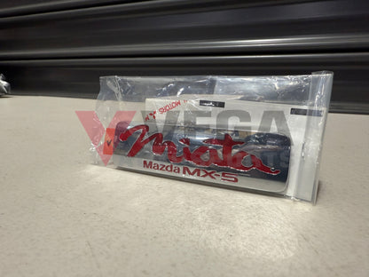 Rear Emblem ’Miata Mazda MX-5’ to suit Mazda MX-5 1990-1997 NA01-51-721A Emblems Badges and Decals