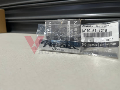 Rear Emblem ’Miata MX-5’ to suit Mazda MX-5 99-05 NC10-51-721B Emblems Badges and Decals