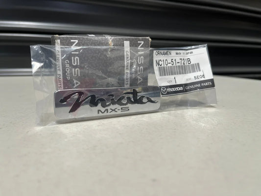 Rear Emblem ’Miata MX-5’ to suit Mazda MX-5 99-05 NC10-51-721B Emblems Badges and Decals