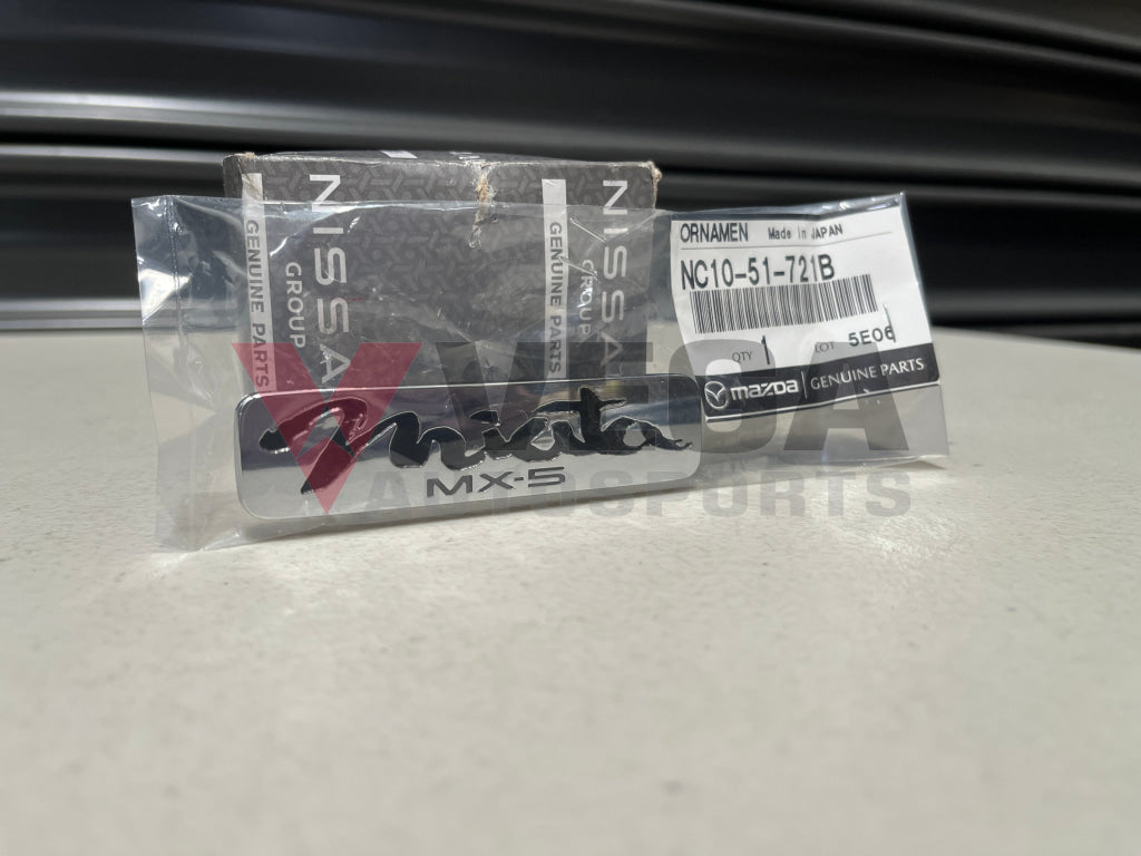 Rear Emblem ’Miata MX-5’ to suit Mazda MX-5 99-05 NC10-51-721B Emblems Badges and Decals