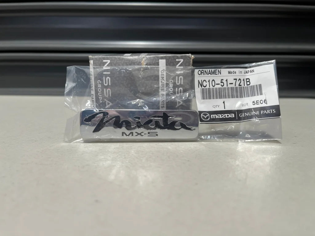 Rear Emblem ’Miata MX-5’ to suit Mazda MX-5 99-05 NC10-51-721B Emblems Badges and Decals