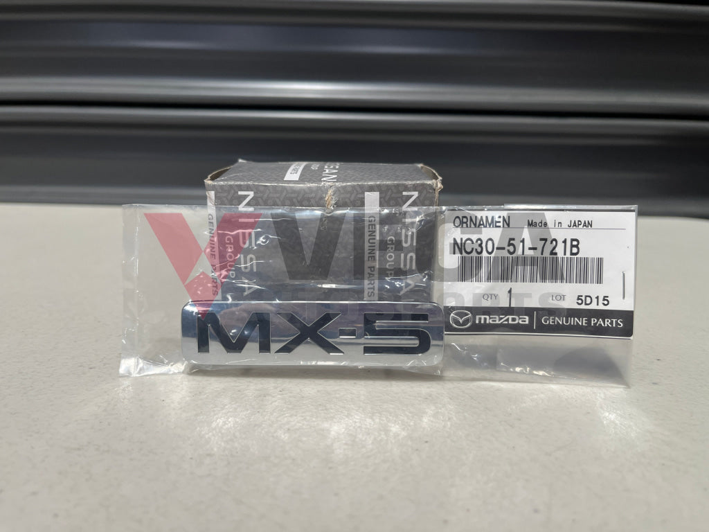 Rear Emblem ’MX-5’ to suit Mazda 5 NB 2001-2005 NC30-51-721B Emblems Badges and Decals