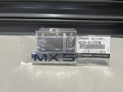Rear Emblem ’MX-5’ to suit Mazda 5 NB 2001-2005 NC30-51-721B Emblems Badges and Decals