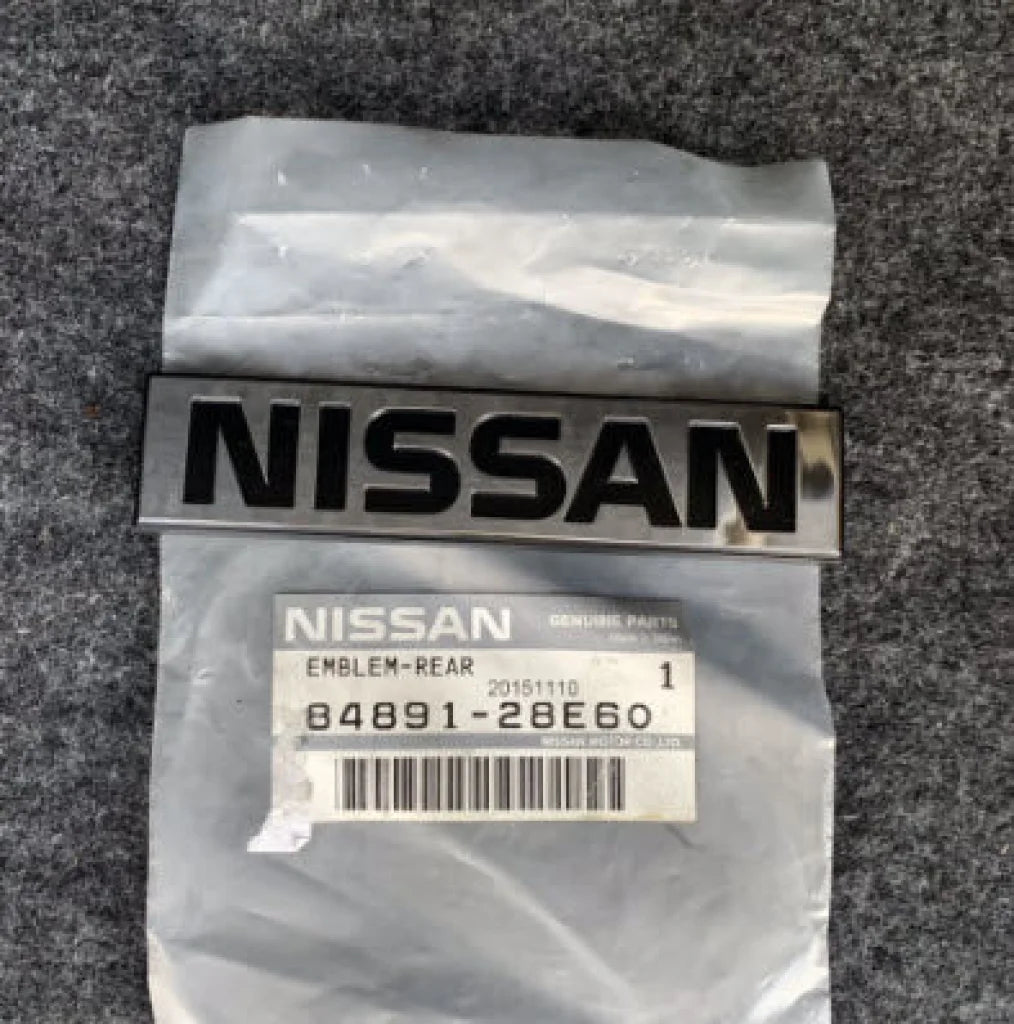 Rear Emblem ’Nissan’ To Suit Nissan Bluebird U11 84891-28E60 *Discontinued No Longer Available*
