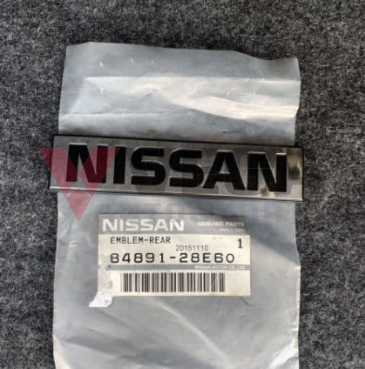Rear Emblem ’Nissan’ To Suit Nissan Bluebird U11 84891-28E60 *Discontinued No Longer Available*