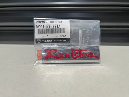 Rear Emblem ’Roadster’ to suit Mazda 5 NA8C 1990-1997 N001-51-721A Emblems Badges and Decals