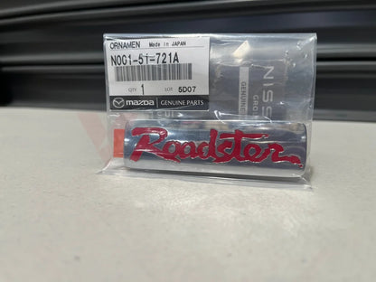 Rear Emblem ’Roadster’ to suit Mazda 5 NA8C 1990-1997 N001-51-721A Emblems Badges and Decals