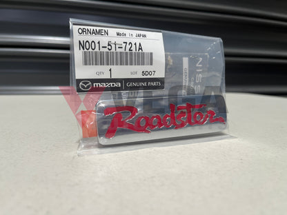 Rear Emblem ’Roadster’ to suit Mazda 5 NA8C 1990-1997 N001-51-721A Emblems Badges and Decals