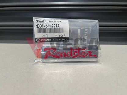 Rear Emblem ’Roadster’ to suit Mazda 5 NA8C 1990-1997 N001-51-721A Emblems Badges and Decals