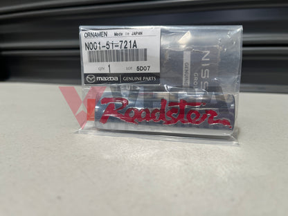 Rear Emblem ’Roadster’ to suit Mazda 5 NA8C 1990-1997 N001-51-721A Emblems Badges and Decals