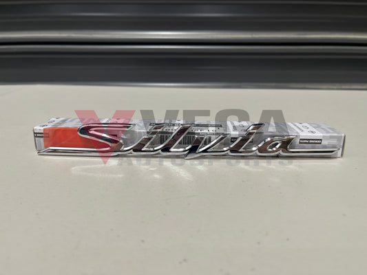 Rear Emblem Silvia Chrome To Suit Nissan S15 Models 84895-92F10 Emblems Badges And Decals
