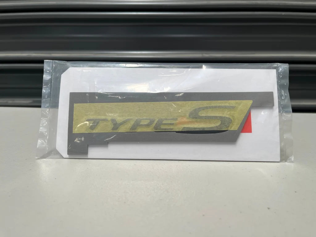 Rear Emblem Type-S Black Jdm S2000 75717-S2A-000 Emblems Badges And Decals