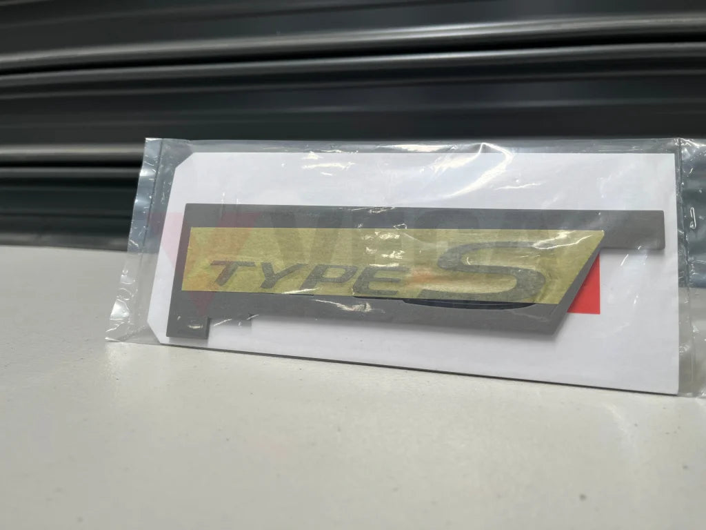 Rear Emblem Type-S Black Jdm S2000 75717-S2A-000 Emblems Badges And Decals