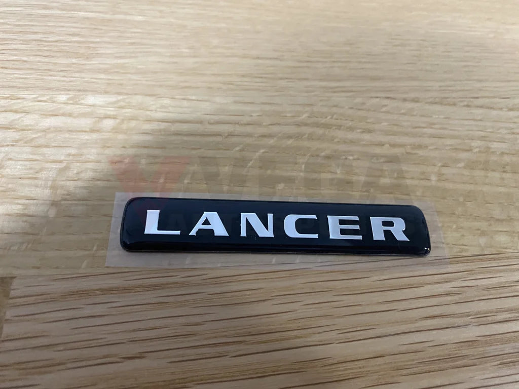 Rear 'Lancer' Boot Lid Emblem to suit Lancer Evolution 7 CT9A - Vega Autosports