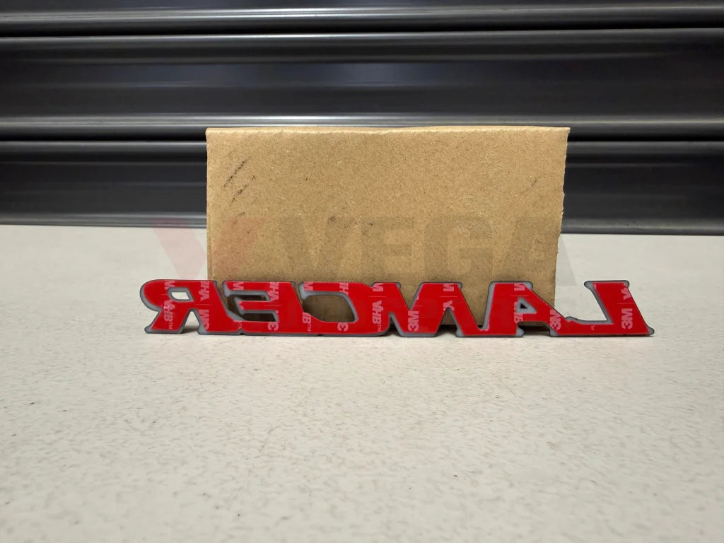 Rear ’Lancer’ Emblem to suit Mitsubishi Lancer Evolution 6 & 6.5 TME MR478299 Emblems Badges and Decals