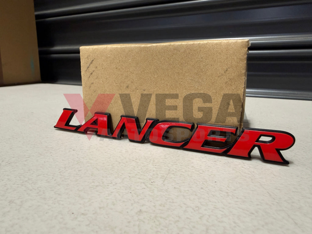 Rear ’Lancer’ Emblem to suit Mitsubishi Lancer Evolution 6 & 6.5 TME MR478299 Emblems Badges and Decals