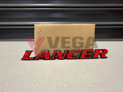 Rear ’Lancer’ Emblem to suit Mitsubishi Lancer Evolution 6 & 6.5 TME MR478299 Emblems Badges and Decals
