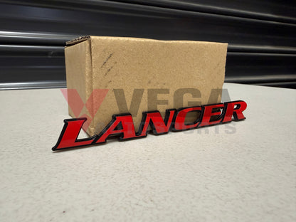 Rear ’Lancer’ Emblem to suit Mitsubishi Lancer Evolution 6 & 6.5 TME MR478299 Emblems Badges and Decals