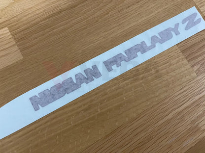 Rear "Nissan Fairlady Z" Decal, Bronze Tint to suit Nissan 300ZX 90-93 Twin Turbo TT Z32 - Vega Autosports