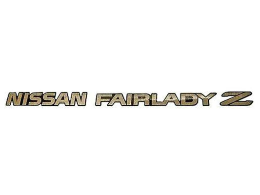 Rear "Nissan Fairlady Z" Decal, Bronze Tint to suit Nissan 300ZX 90-93 Twin Turbo TT Z32 - Vega Autosports
