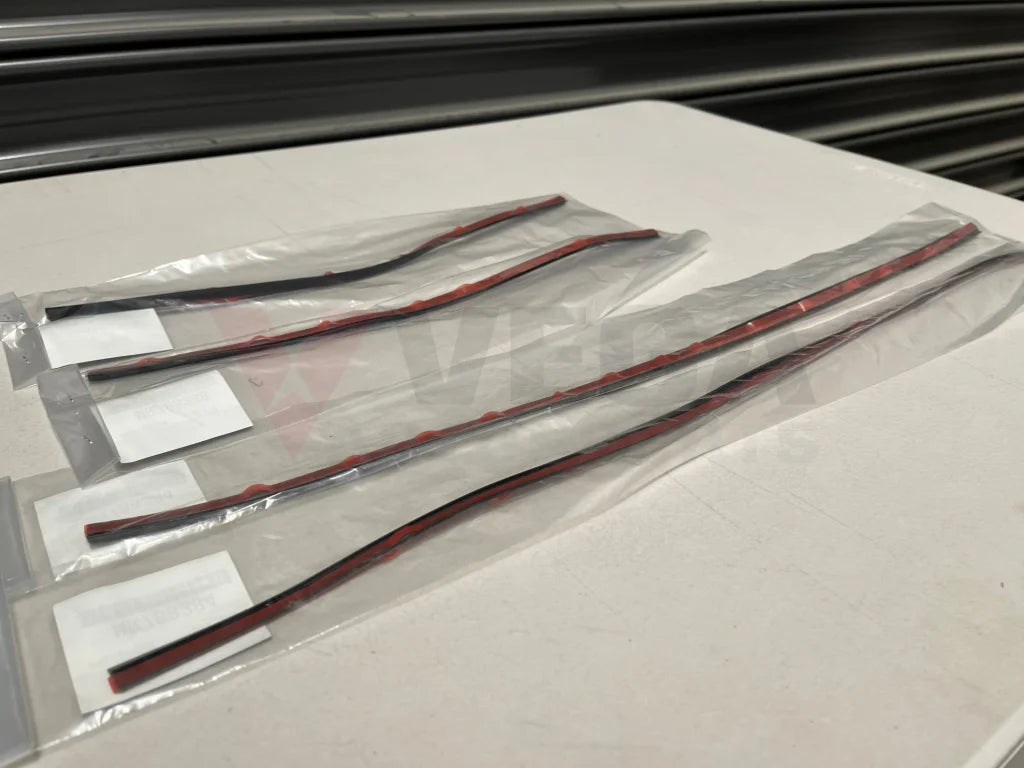 Rear Overfender Seal Set (4-Piece) Black - Rhs & Lhs To Suit Mitsubishi Lancer Evolution 5 / 6 6.5