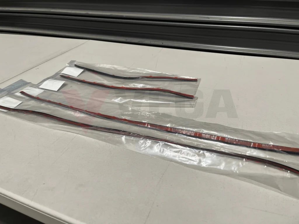 Rear Overfender Seal Set (4-Piece) Black - Rhs & Lhs To Suit Mitsubishi Lancer Evolution 5 / 6 6.5