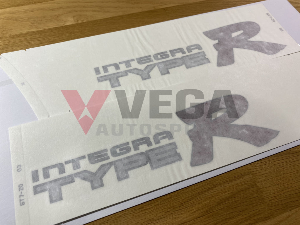 Rear Quarter Integra Type R Rhs / Lhs Decal Set To Suit Honda Dc2