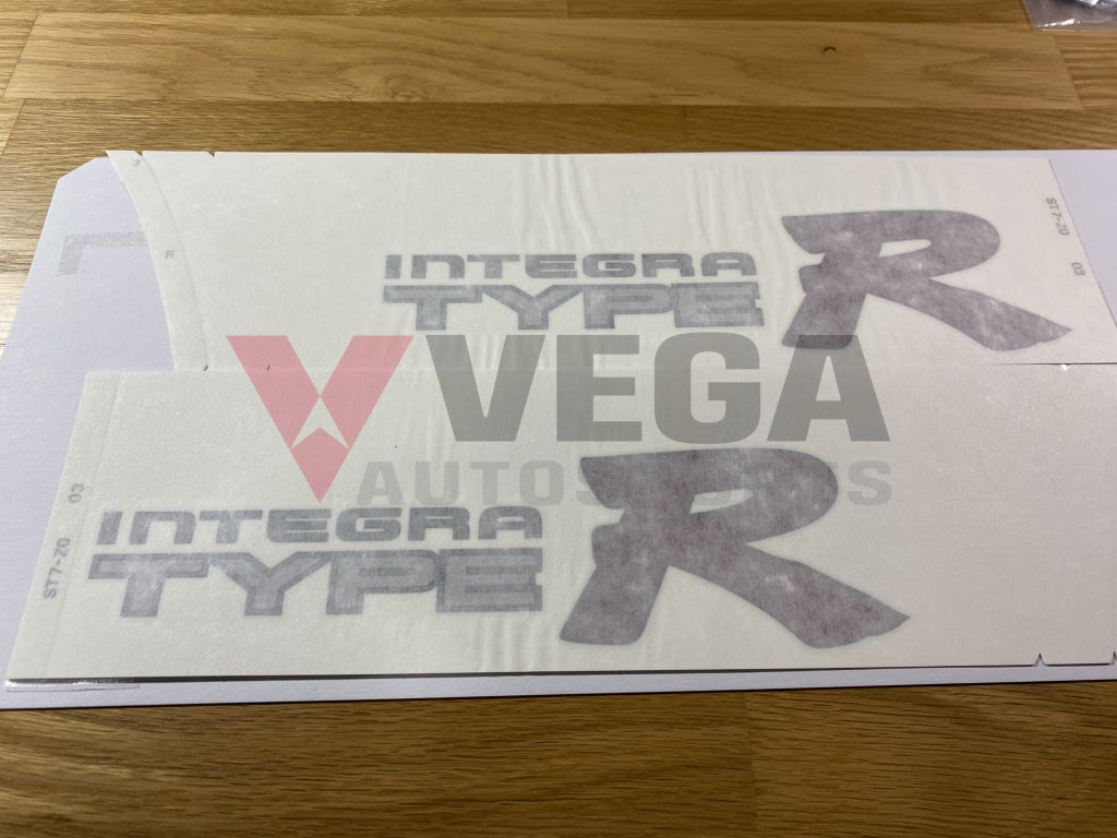 Rear Quarter Integra Type R Rhs / Lhs Decal Set To Suit Honda Dc2