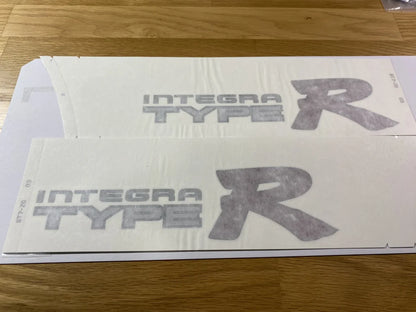 Rear Quarter Integra Type R Rhs / Lhs Decal Set To Suit Honda Dc2