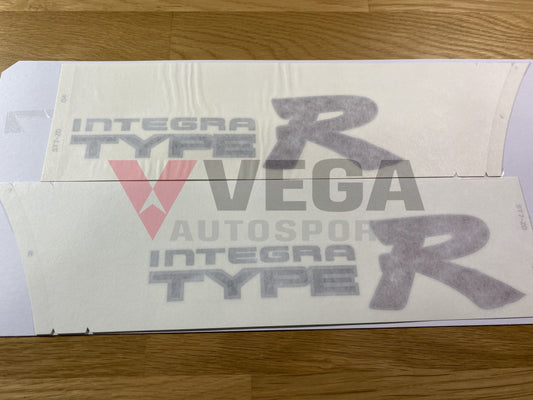 Rear Quarter Integra Type R Rhs / Lhs Decal Set To Suit Honda Dc2 Emblems Badges And Decals