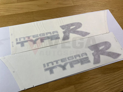 Rear Quarter Integra Type R Rhs / Lhs Decal Set To Suit Honda Dc2 Emblems Badges And Decals