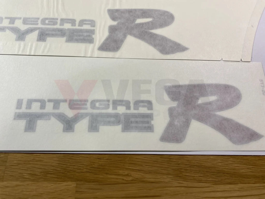 Rear Quarter Integra Type R Rhs / Lhs Decal Set To Suit Honda Dc2 Emblems Badges And Decals