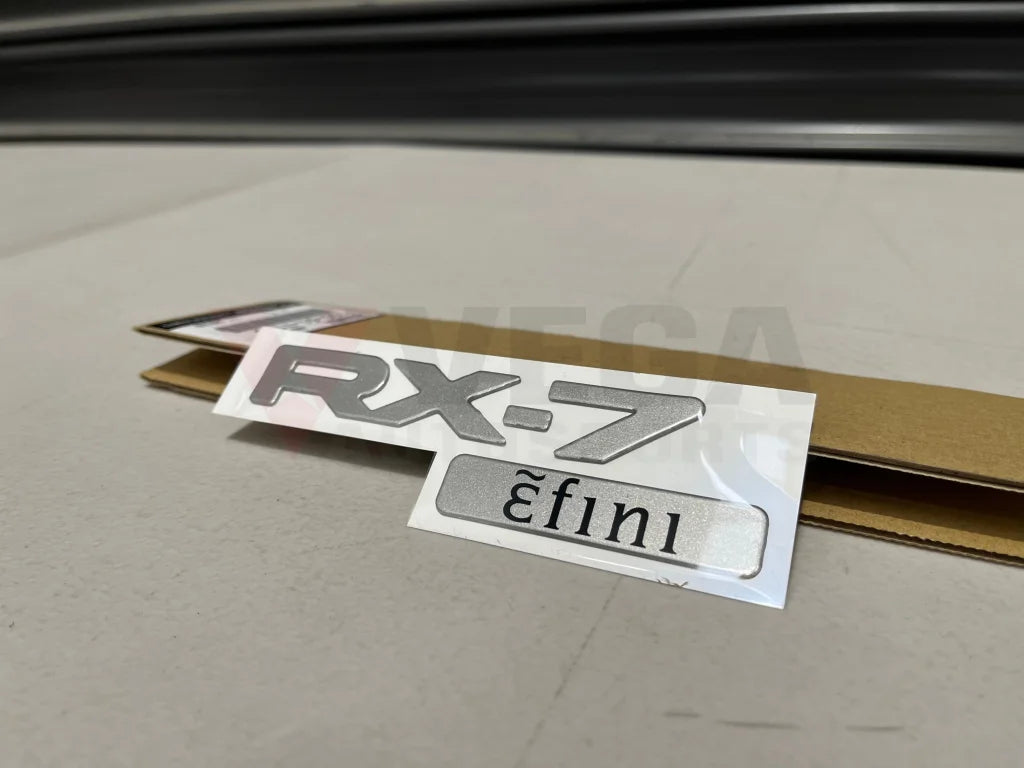 Rear Rx7 Efini Decal (F100-51-711C) To Suit Mazda Fd3S 93-99 Emblems Badges And Decals