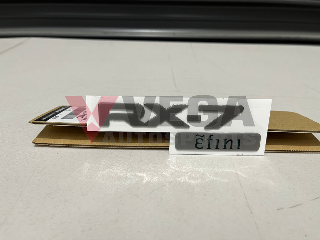 Rear 'RX7 Efini' Decal (F100-51-711C) to suit Mazda RX7 FD3S 93-99 ...