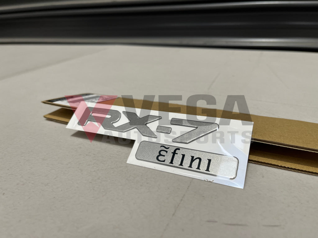 Rear Rx7 Efini Decal (F100-51-711C) To Suit Mazda Fd3S 93-99 Emblems Badges And Decals