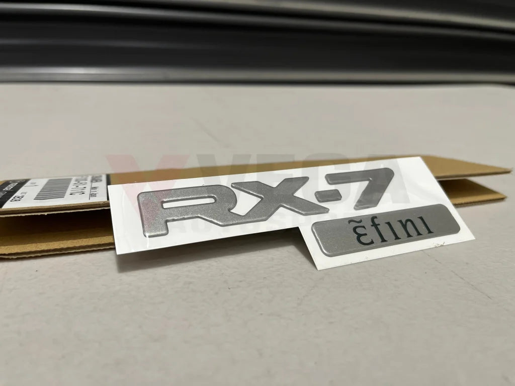 Rear Rx7 Efini Decal (F100-51-711C) To Suit Mazda Fd3S 93-99 Emblems Badges And Decals