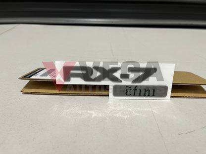 Rear Rx7 Efini Decal (F100-51-711C) To Suit Mazda Fd3S 93-99 Emblems Badges And Decals
