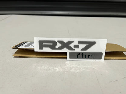 Rear Rx7 Efini Decal (F100-51-711C) To Suit Mazda Fd3S 93-99 Emblems Badges And Decals