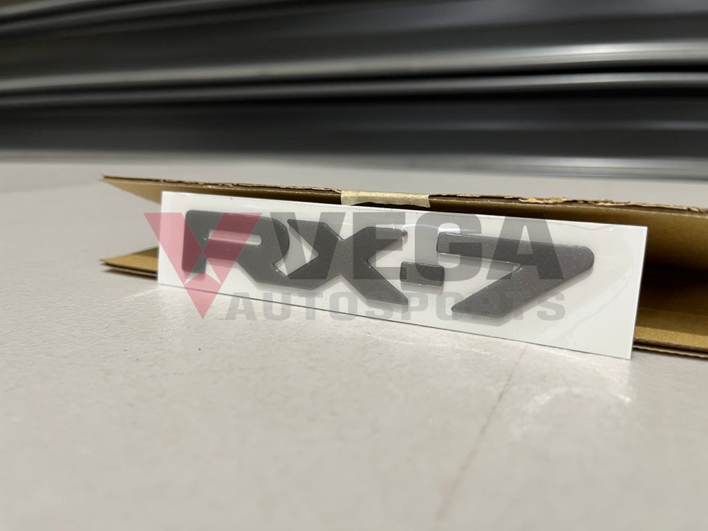 Rear Rx7 Emblem To Suit Mazda Fd3S (Fd01-51-721C) Emblems Badges And Decals