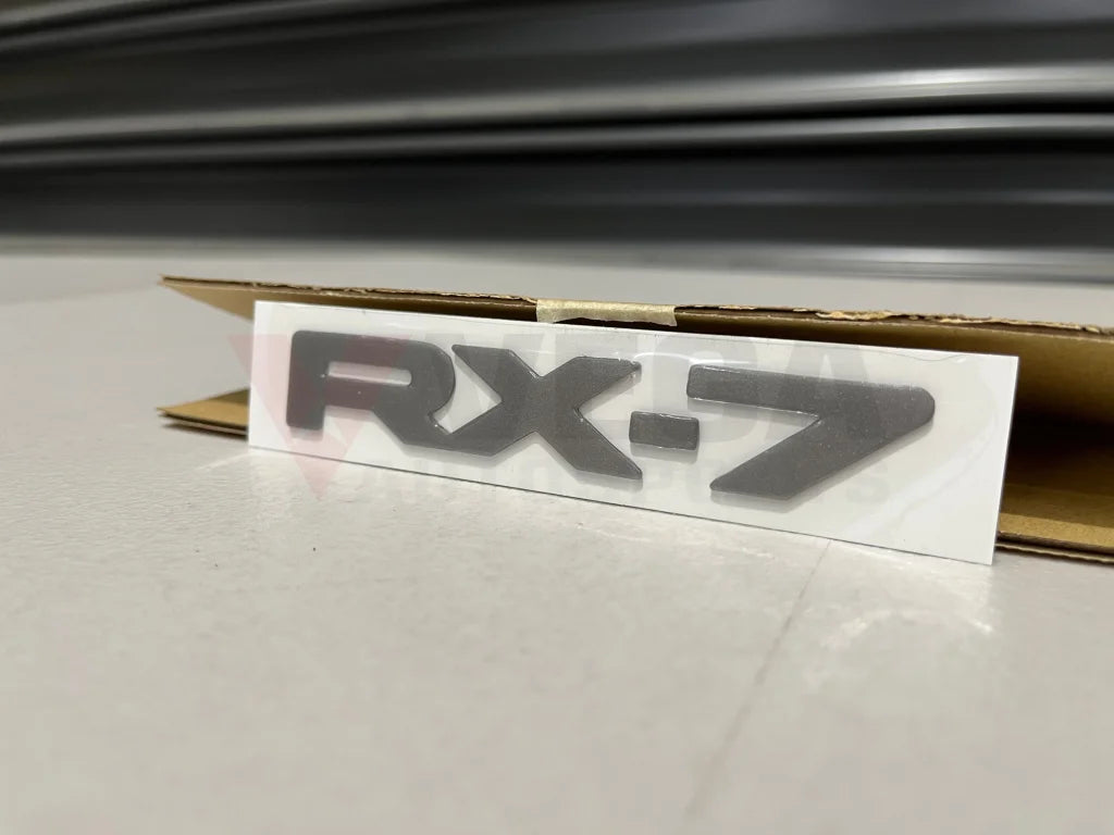 Rear Rx7 Emblem To Suit Mazda Fd3S (Fd01-51-721C) Emblems Badges And Decals