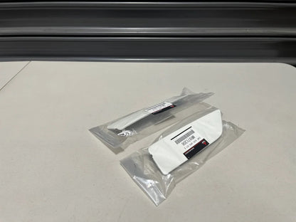 Rear Spoiler Cap Rhs / Lhs Set (White) To Suit Mitsubishi Lancer Evolution 7 Mr971306 Mr971307