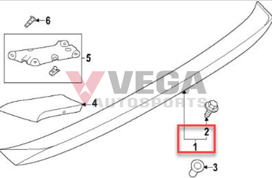 Rear Spoiler (Centre Piece) to suit Nissan Z RZ34 Nismo 2024+ Exterior