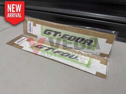 Rear Spoiler GT-FOUR Emblem Decal Set to suit Toyota Celica ST205 76887-20100 Emblems Badges and Decals